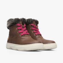 Camper Brown Ankle Boots Kids - Kiddo Online Ireland | HXCPR7514